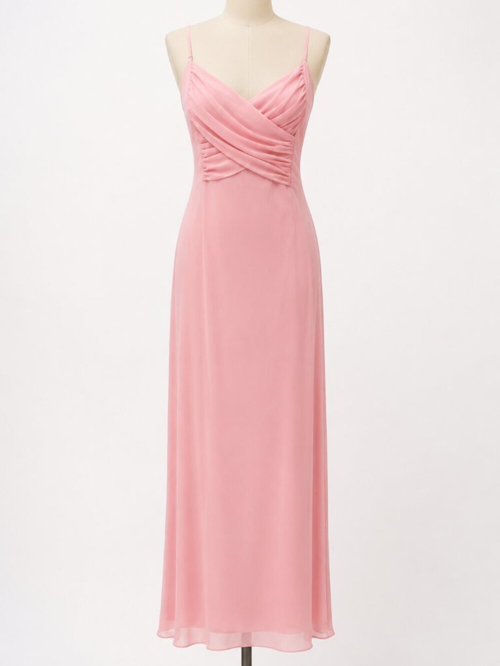 Vintage 90s Victoria's Secret Ruched Maxi Slip Dress Size M chic y2k ethereal